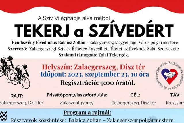 Módosul a Tekerj a szívedért biciklitúra időpontja Módosul a Tekerj a szívedért biciklitúra időpontja