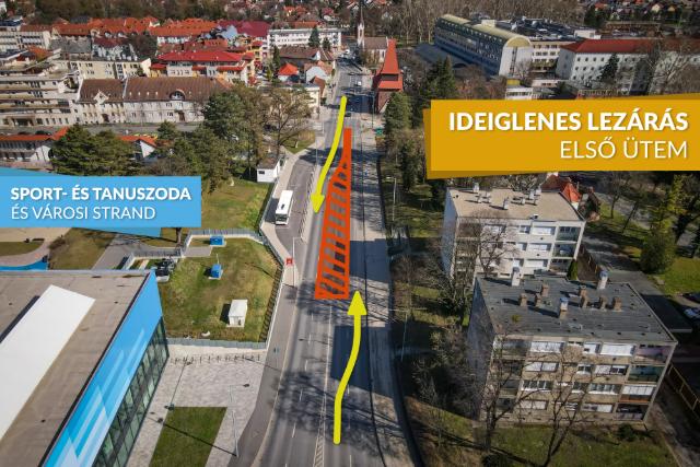 Útlezárások Zalaegerszegen csatornamunkálatok miatt Útlezárások Zalaegerszegen csatornamunkálatok miatt