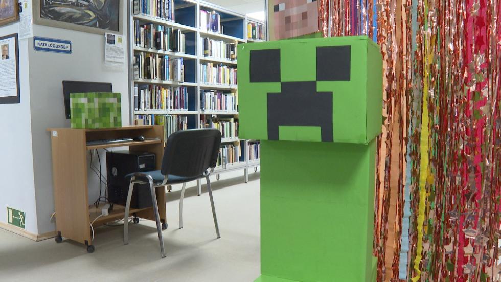 Minecraft-napot tartottak a J�zsef Attila V�rosi K�nyvt�rban