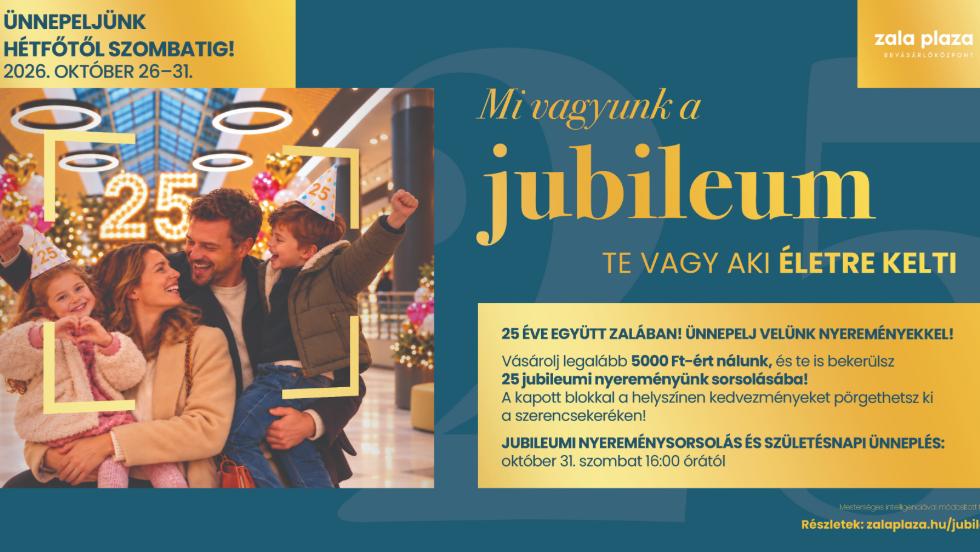 �nnepelj vel�nk a Zala Plaza sz�let�snapj�n! (x)