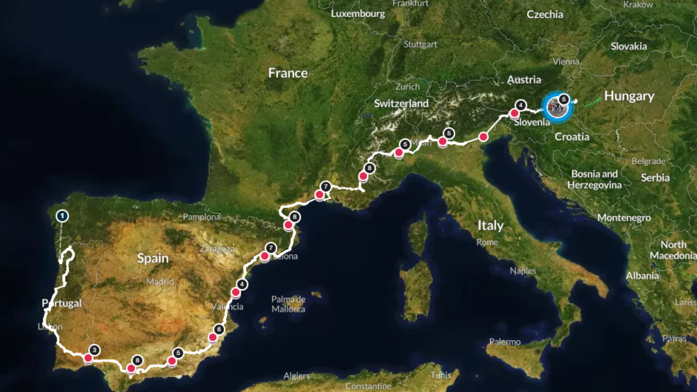 Portugáliába két keréken – 5000 kilométert biciklizett a zalaegerszegi pár Portugáliába két keréken – 5000 kilométert biciklizett a zalaegerszegi pár