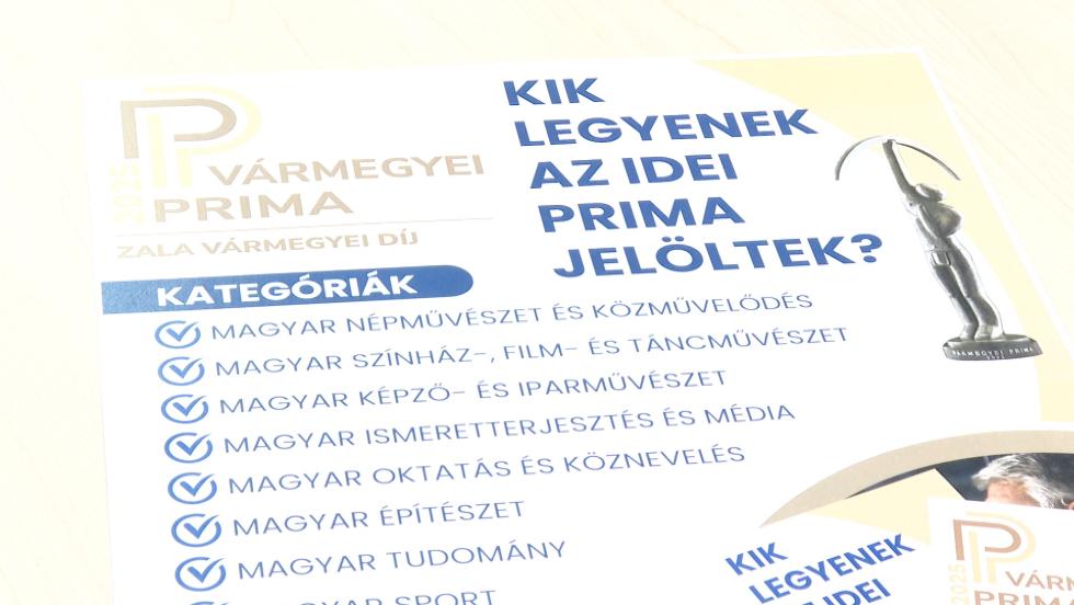 Várják az ajánlásokat a Prima-díjasokra Várják az ajánlásokat a Prima-díjasokra