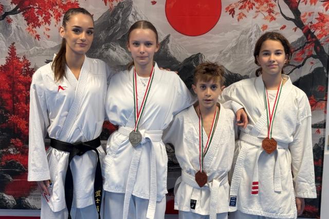 H�rom �rmet szereztek a Kertv�rosi Karate Suli versenyz�i