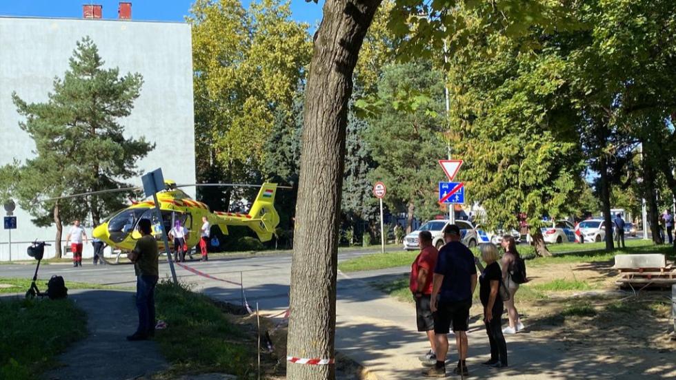 Hallos baleset Zalaegerszegen a Gasparich ton