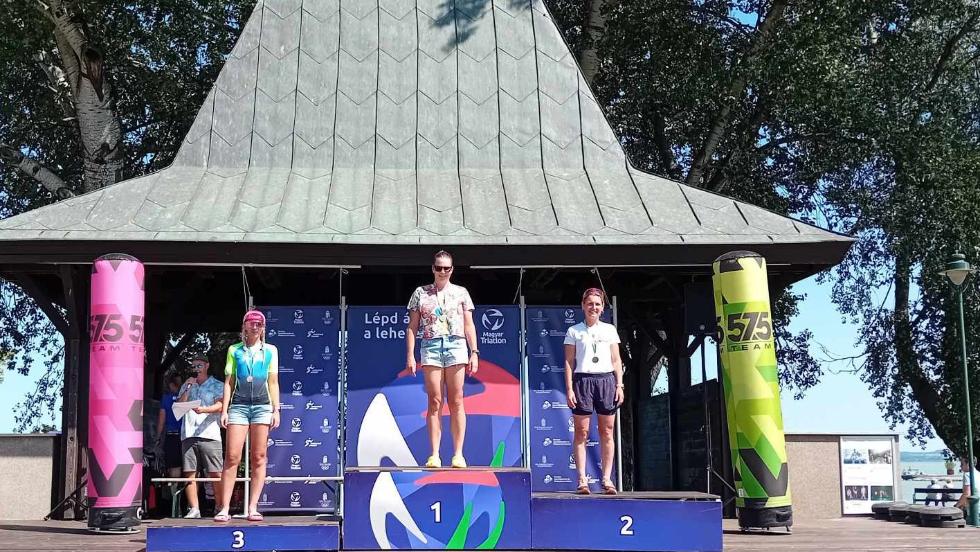 Zalatriatlonos érmek a Keszthelyi Triathlon versenyen Zalatriatlonos érmek a Keszthelyi Triathlon versenyen