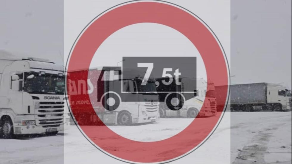 Korlátozták a kamionforgalmat Zalában Korlátozták a kamionforgalmat Zalában