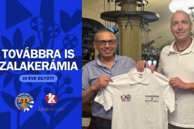 Húsz éve Zalakerámia a ZTE KK névadó szponzora Húsz éve Zalakerámia a ZTE KK névadó szponzora