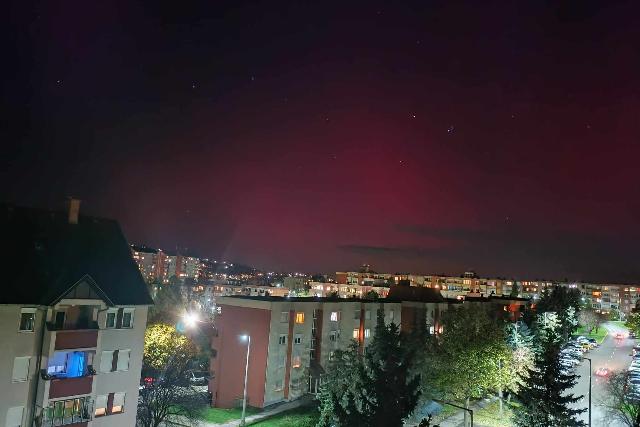 Zalaegerszegről is látni lehetett a sarki fényt Zalaegerszegről is látni lehetett a sarki fényt