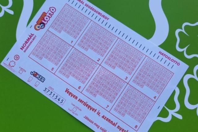 Ezek a hatoslottó e heti nyerőszámai Ezek a hatoslottó e heti nyerőszámai