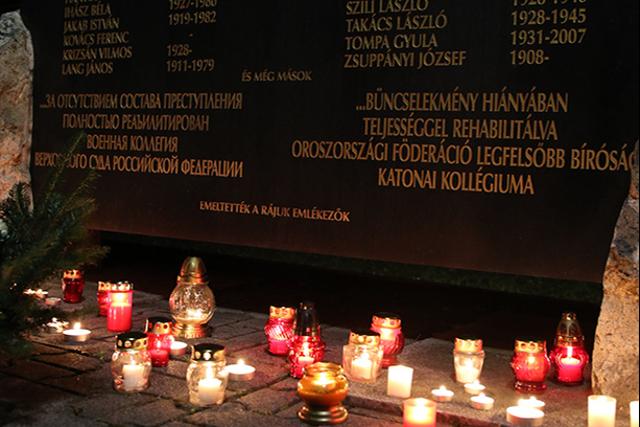 Megemlékezés a Kommunista Diktatúrák Áldozatainak Emléknapja alkalmából