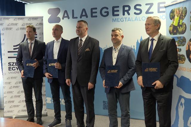 Együttműködési megállapodást kötött a Széchenyi Egyetem két zalaegerszegi sportegyesülettel Együttműködési megállapodást kötött a Széchenyi Egyetem két zalaegerszegi sportegyesülettel
