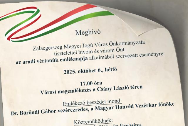 Aradi Vrtank Emlknapja