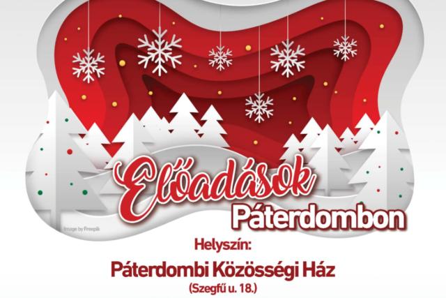 Adventi előadások Páterdombon Adventi előadások Páterdombon
