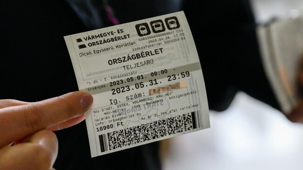 Országbérlettel is utazhatunk már az InterCityken Országbérlettel is utazhatunk már az InterCityken