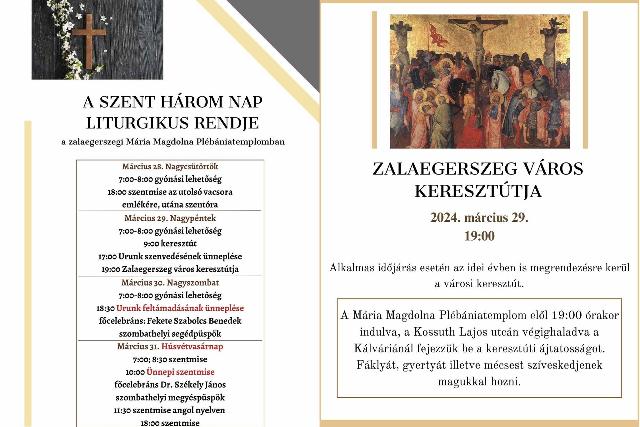 Hsvti liturgikus esemnyek Zalaegerszegen