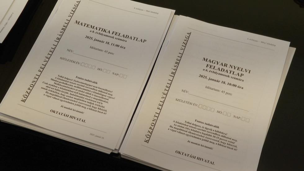 Zalaegerszegen 4 intézményben írtak központi írásbeli felvételit Zalaegerszegen 4 intézményben írtak központi írásbeli felvételit