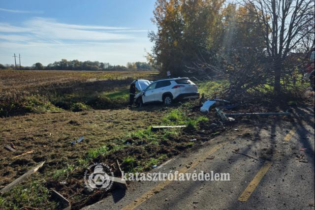 Ft bortott ki egy aut Galamboknl