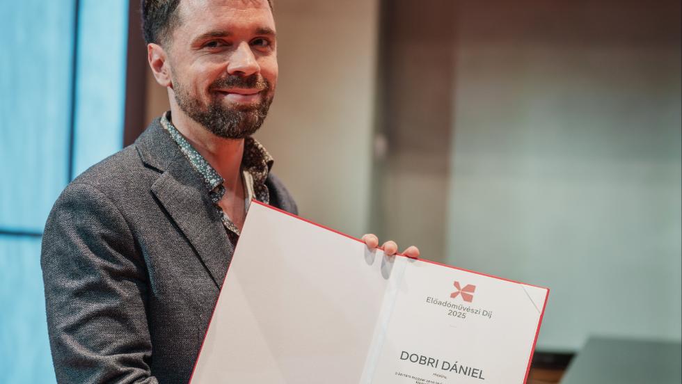 Zalaegerszegi zeneszerzőt díjaztak: Artisjus-elismerést kapott Dobri Dániel Zalaegerszegi zeneszerzőt díjaztak: Artisjus-elismerést kapott Dobri Dániel