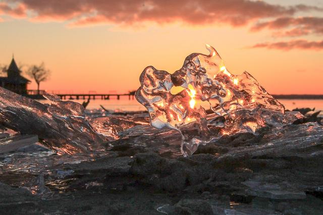 Elkezdett jegesedni a Balaton