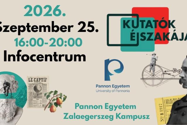 Kutat�k �jszak�ja: t�bb mint 50 programmal k�sz�l a Pannon Egyetem