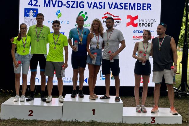 Dobog�s v�lt�val �s remek egy�ni eredm�nyekkel z�rt�k a Vasi Vasembert a zalaegerszegi triatlonosok