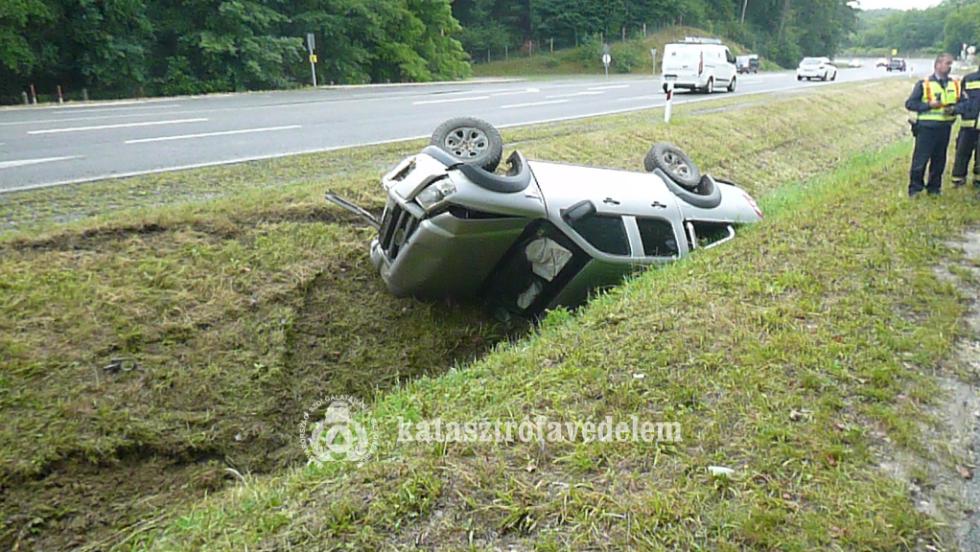 rokba borult egy terepjr Zalaegerszegen