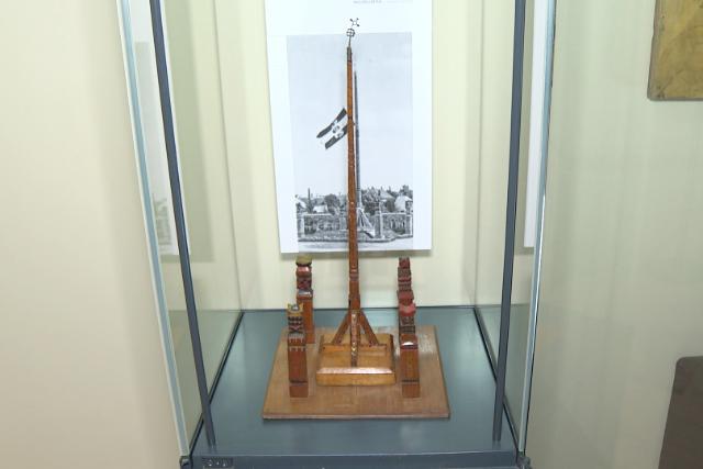 A hónap műtárgya ezúttal a zalaegerszegi Országzászló makettje A hónap műtárgya ezúttal a zalaegerszegi Országzászló makettje