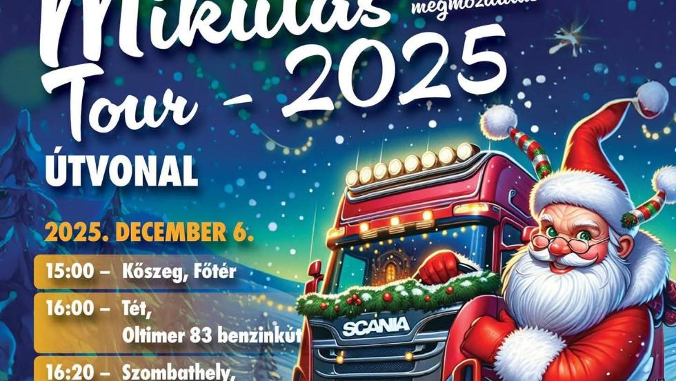 Ltvnyos Mikuls-kamionok rkeznek Zalaegerszegre