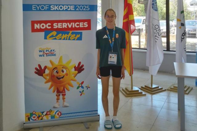 Takács Nóra Szkopjéban képviseli Zalaegerszeget az EYOF-on Takács Nóra Szkopjéban képviseli Zalaegerszeget az EYOF-on