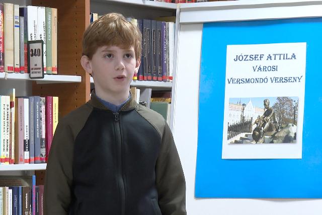 Megrendezték a József Attila versmondó versenyt Megrendezték a József Attila versmondó versenyt