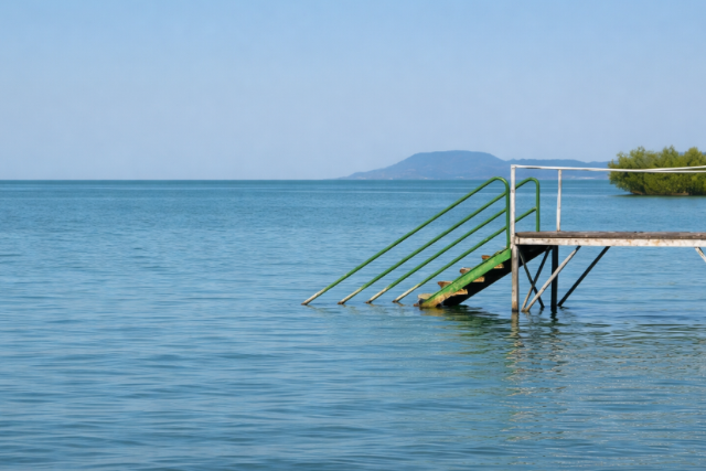 Sokan m�r be is mer�szkedtek: ilyen meleg most a Balaton