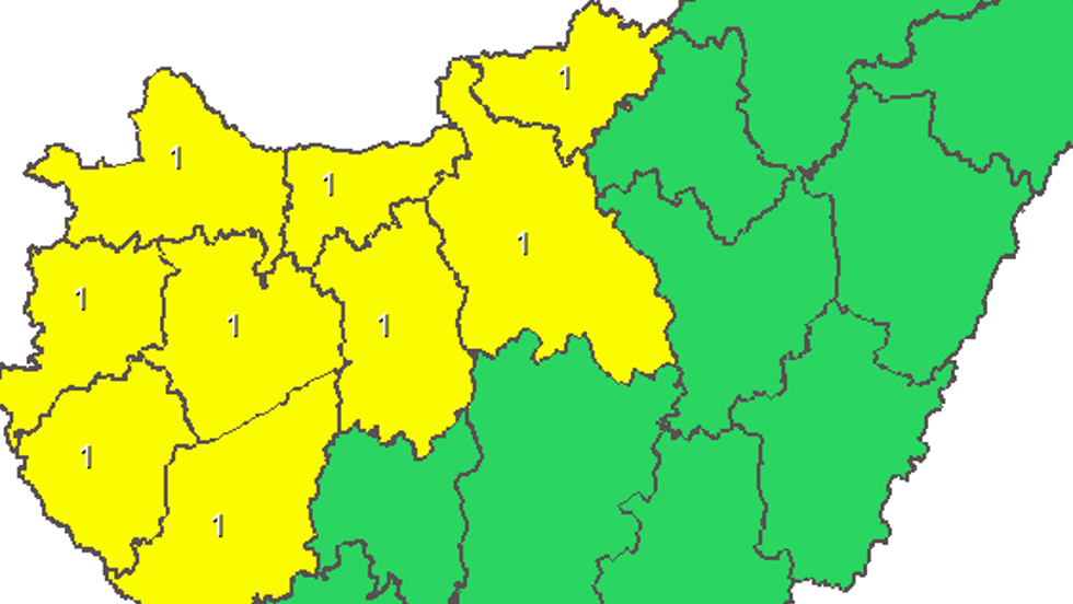 Hidegfront hoz est s viharos szelet: bcst intnk a meleg tavaszi idnek