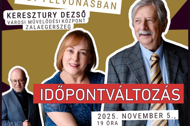 Változás! - A Poénra fel! előadás új dátumra kerül át Változás! - A Poénra fel! előadás új dátumra kerül át
