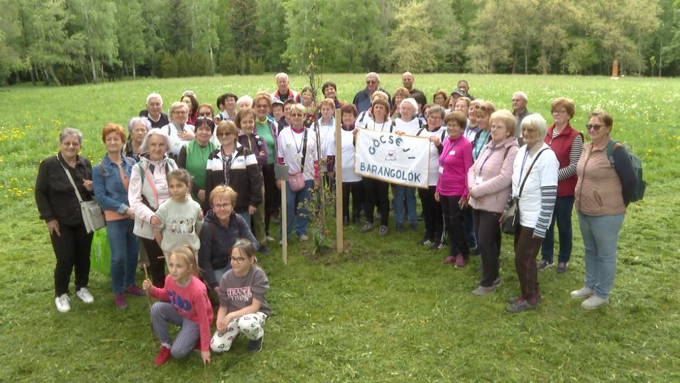 Emlékgyaloglással tisztelegtek Monspart Sarolta előtt Emlékgyaloglással tisztelegtek Monspart Sarolta előtt