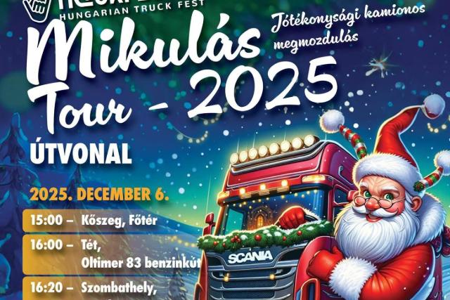 Ltvnyos Mikuls-kamionok rkeznek Zalaegerszegre