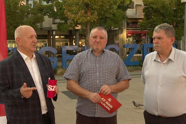 Jóléti Magyarország – Zalaegerszegen tartottak sajtótájékoztatót az MSZP vezetői Jóléti Magyarország – Zalaegerszegen tartottak sajtótájékoztatót az MSZP vezetői
