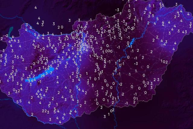 Visszat�rt a fagy: hajnalonk�nt ak�r -5 fok is lehet