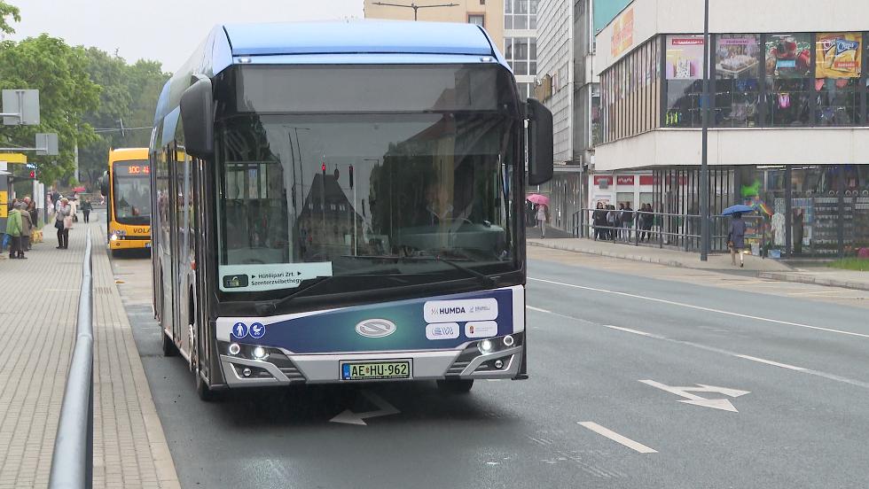A jv energija – Hidrognmeghajts busz llt forgalomba Zalaegerszegen