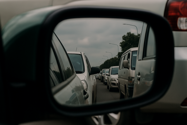 Elindult a roham a Balatonrl, dug van az M7-esen