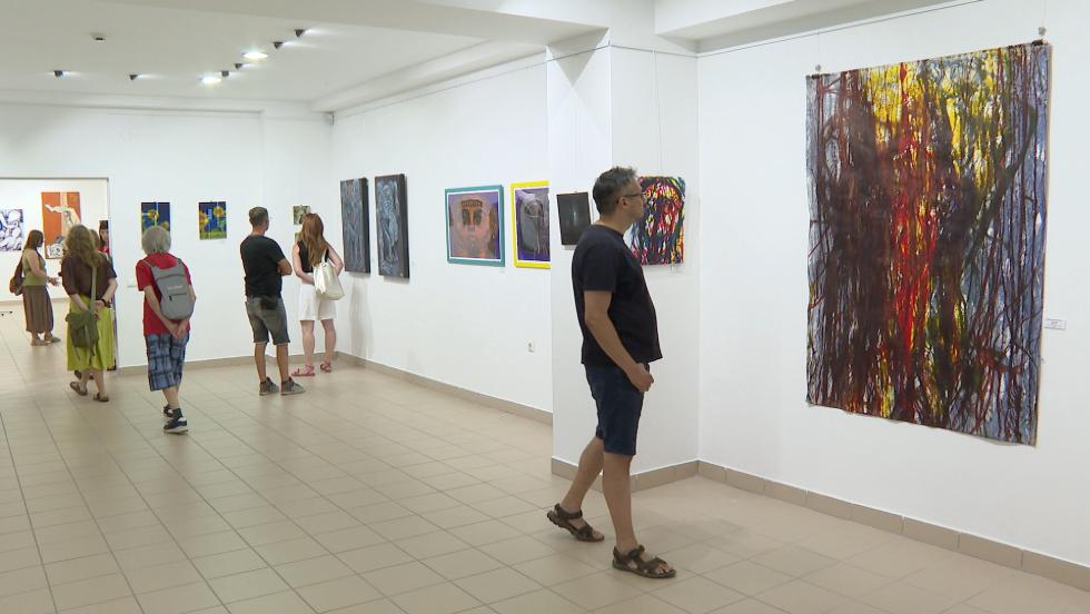 A négy elem – Bemutatták a GébArt művésztelepen készült festményeket A négy elem – Bemutatták a GébArt művésztelepen készült festményeket