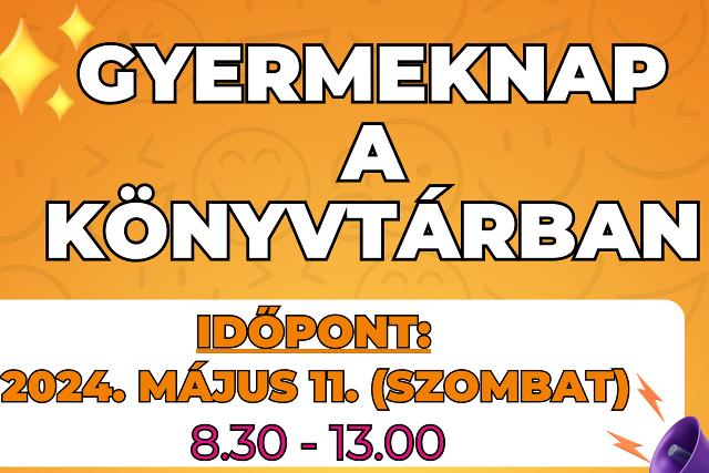 Gyereknap a könyvtárban Gyereknap a könyvtárban