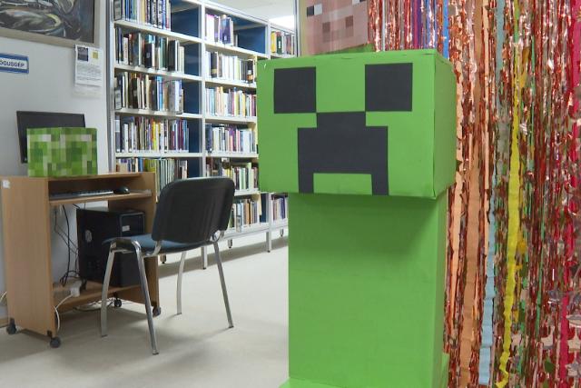 Minecraft-napot tartottak a J�zsef Attila V�rosi K�nyvt�rban