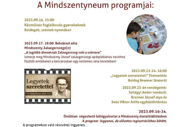 Legyetek szeretettel! filmvetítés Boldog Brenner Jánosról Legyetek szeretettel! filmvetítés Boldog Brenner Jánosról
