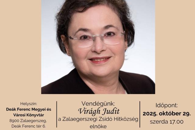Értékadó lélekhangok – Beszélgetés Virágh Judittal