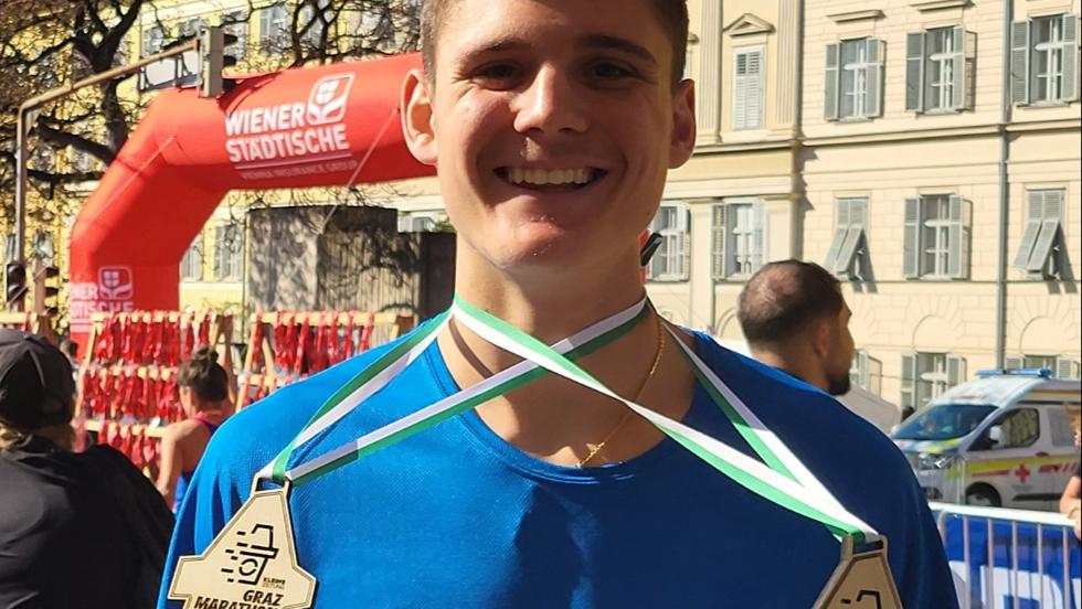László Péter győzelme a grazi maratonon  László Péter győzelme a grazi maratonon