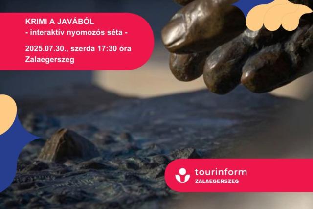 KRIMI A JAVÁBÓL – interaktív nyomozós városnéző séta KRIMI A JAVÁBÓL – interaktív nyomozós városnéző séta