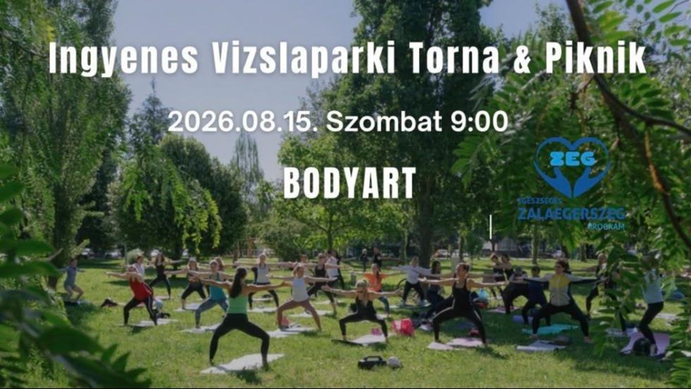 Ingyenes torna és piknik várja a zalaegerszegieket a Vizslaparkban Ingyenes torna és piknik várja a zalaegerszegieket a Vizslaparkban