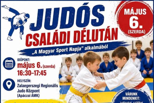 Jud�s csal�di d�lut�n �s r�gi�s edz�s a Magyar Sport Napj�n Zalaegerszegen