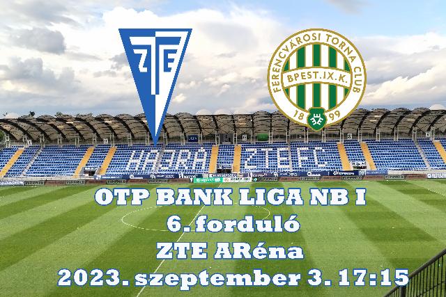 Vasárnap a Ferencvárost fogadja a ZTE FC Vasárnap a Ferencvárost fogadja a ZTE FC