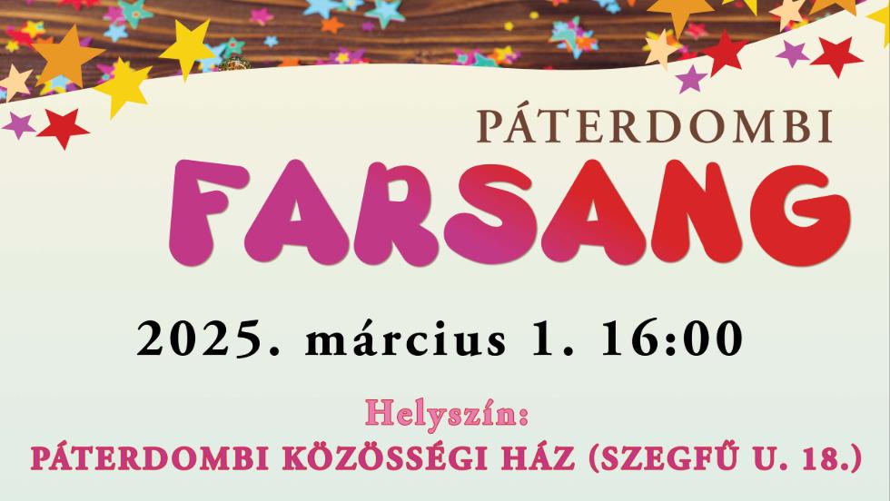 Pterdombi farsang